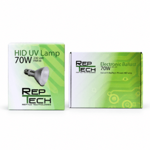Zestaw Metahalogen 70W REPTECH i balast stały z okablowaniem